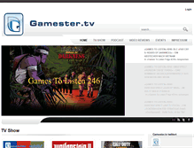 Tablet Screenshot of gamester.tv